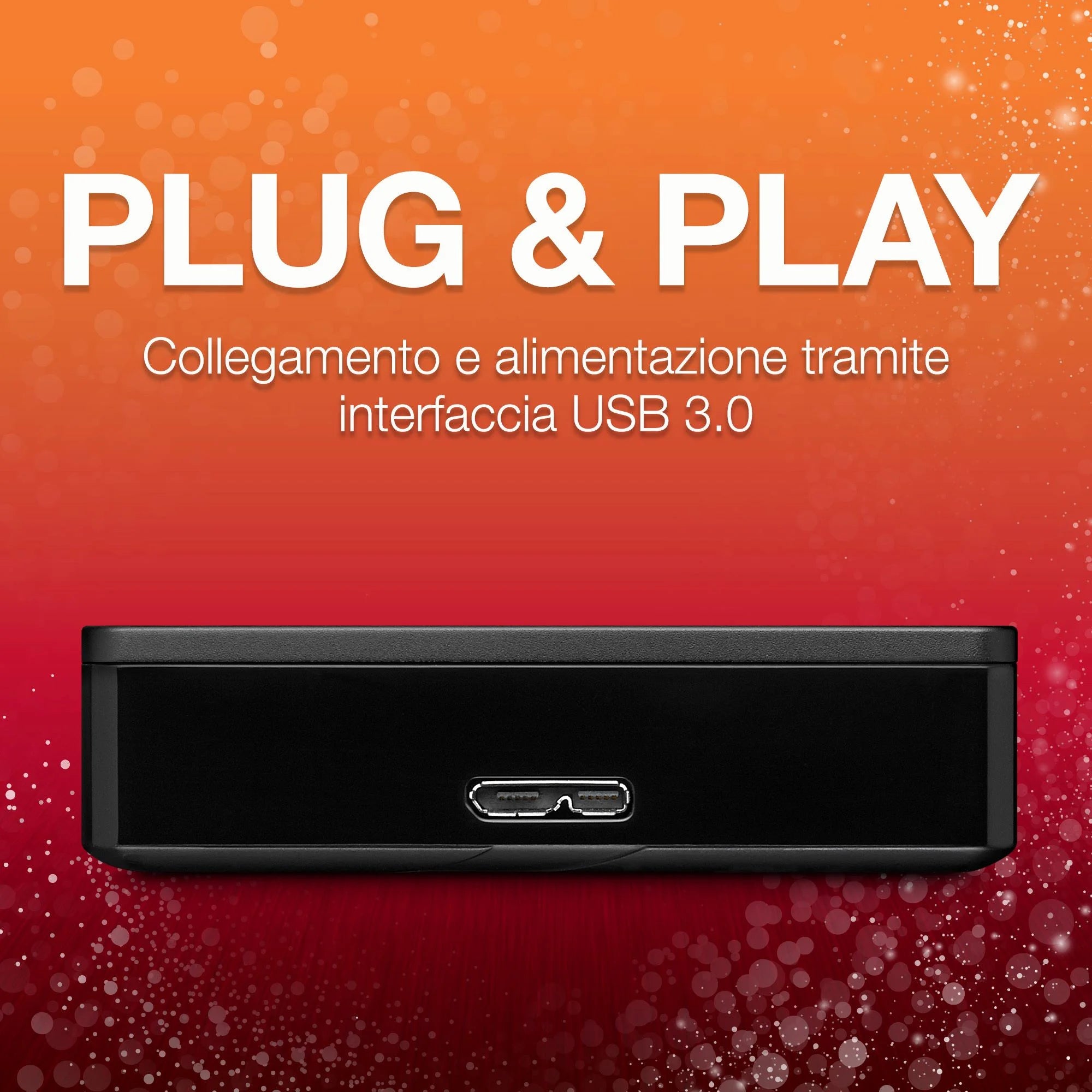 Backup plus Portable 4TB External USB 3.0 Hard Drive - Black